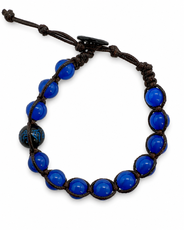59ad9ed0-8246-4241-a65b-e7dd8e2432ee Bracciale Tamashii agata blu 5 elements