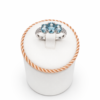 Anello Trilogy Acquamarina
