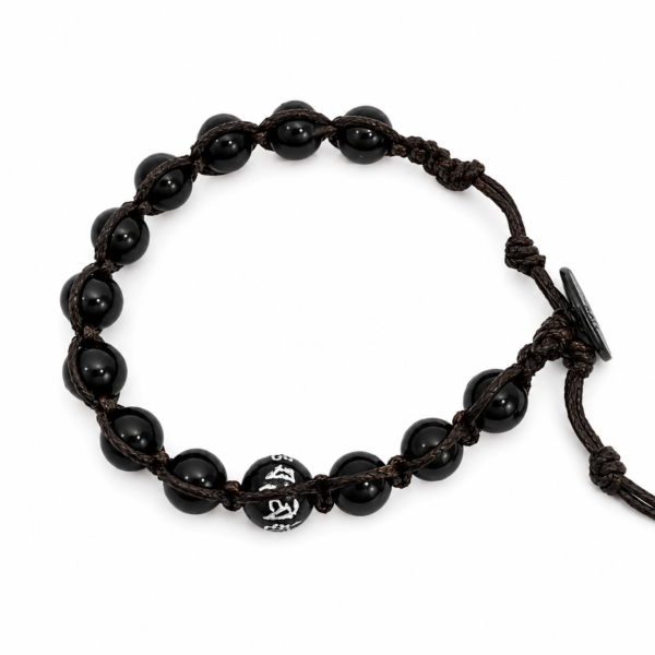 80e4c898-6dd4-4c4c-b5ab-7f77f6fc4ee3 Bracciale Tamashii onice nera 5 elements