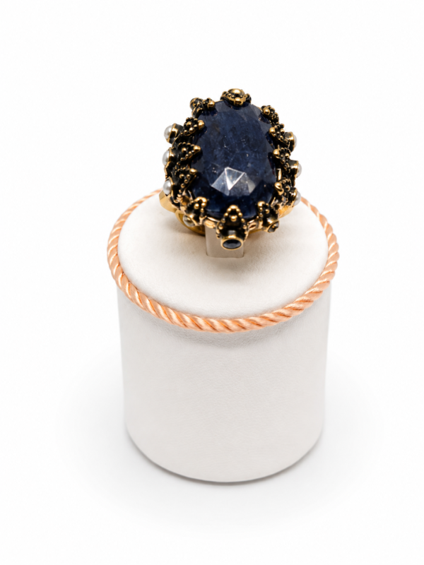 Anello Alcozer ovale con lapislazzulo