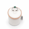 anello smeraldo1 Anello cuore verde Mabina argento 925