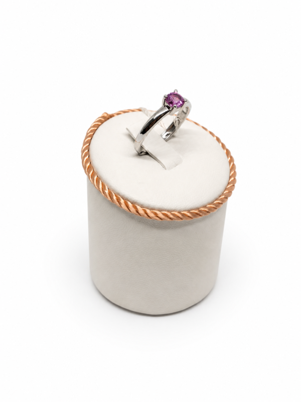 anello tormalina2 Anello Mabina rosa in argento 925