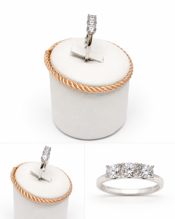 anello trilogy1 Anello Trilogy Mabina argento 925