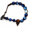 blu Bracciale Tamashii agata blu
