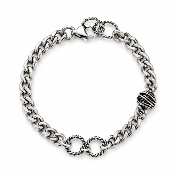catena Bracciale catena argento