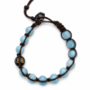 skyblue Bracciale Tamashii agata sky blue 5 elements