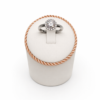 Anello solitario Mabina argento 925