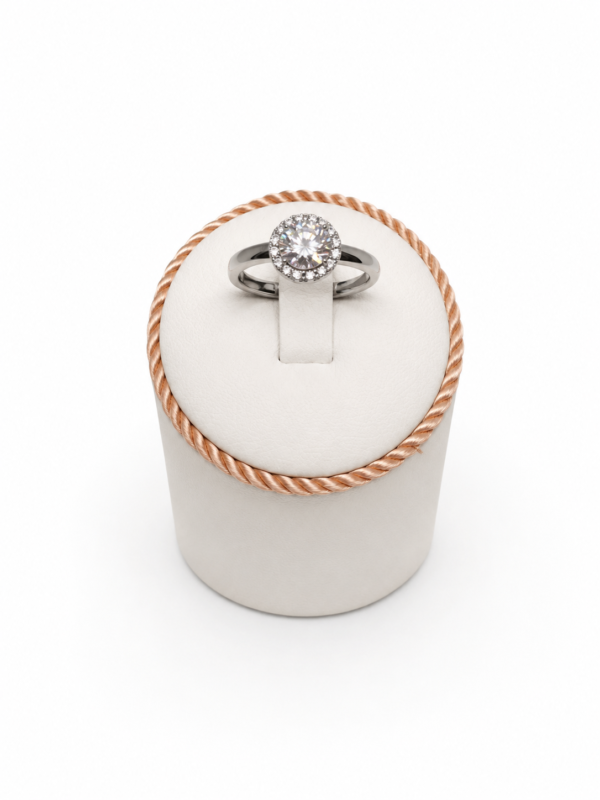 Anello solitario Mabina argento 925