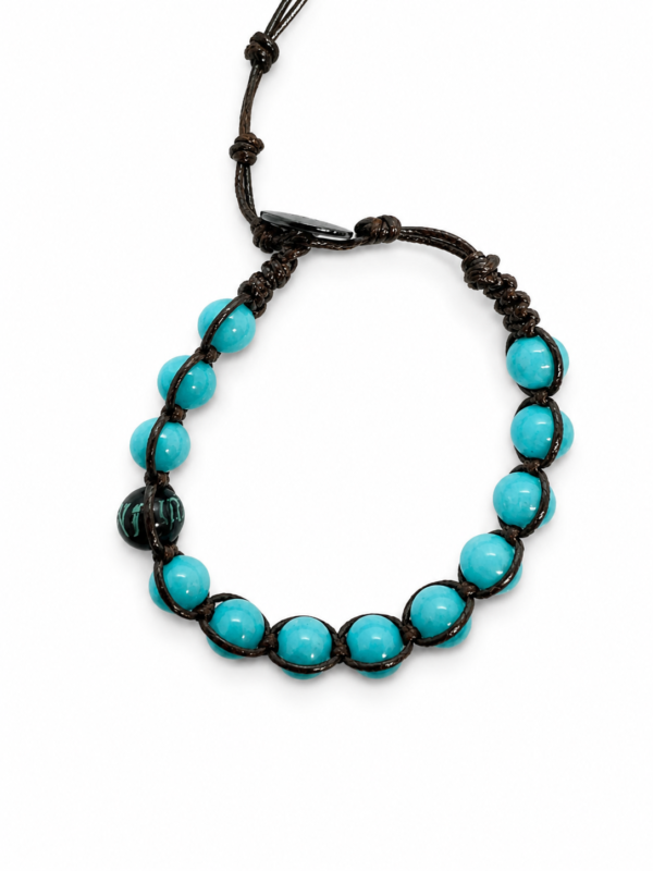 tam azzurro Bracciale Tamashii green water 5 elements