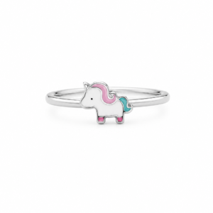 Anello bimba unicorno